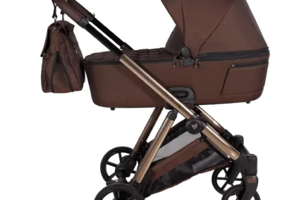poussette Junama Ellegante marron 3 en 1 avec nacelle – Le Coin de Lara