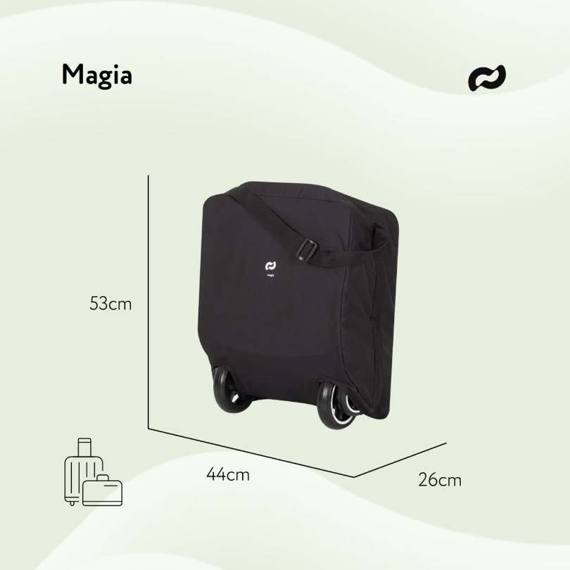 poussette qui se plie en format cabine